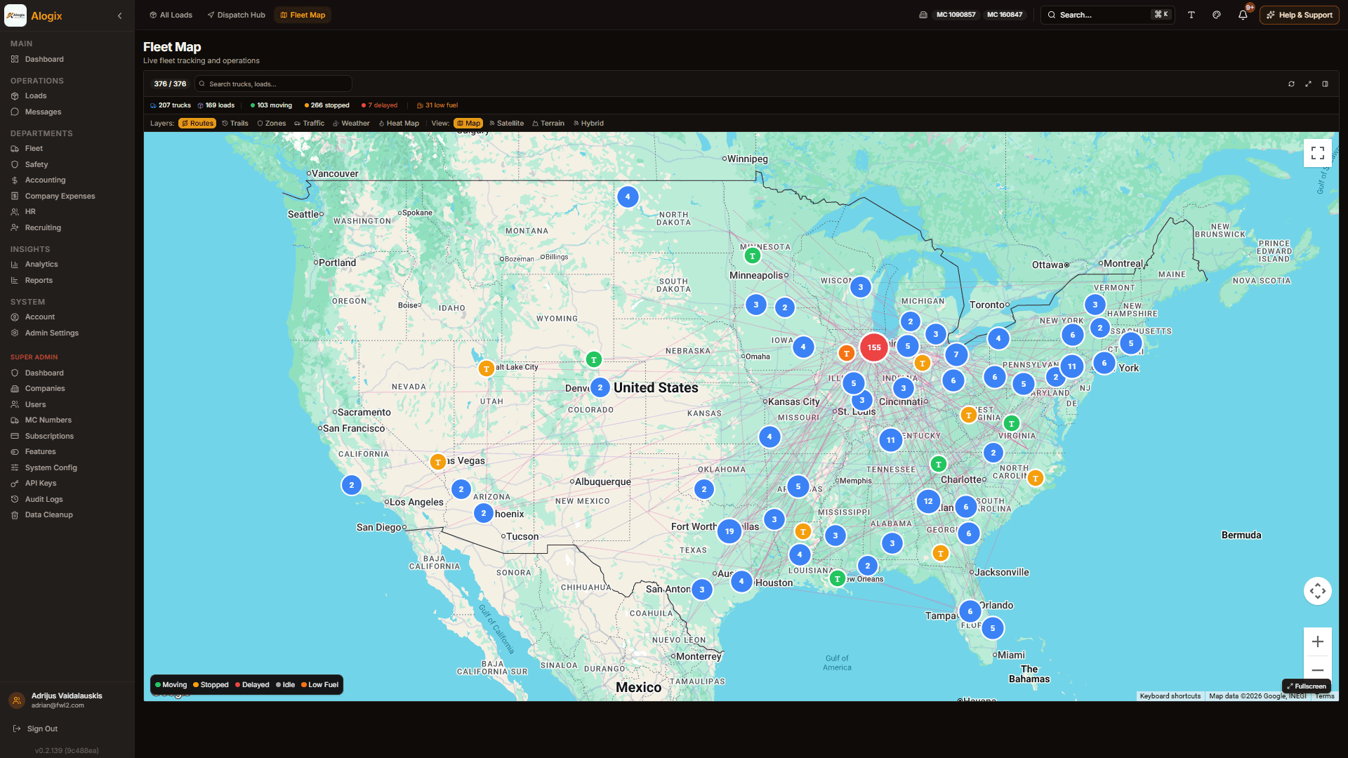 Live Fleet Map
